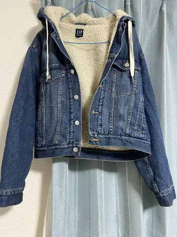 GAP 후드 부착 데님 자켓