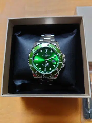 남성용 손목시계 (서브마리너풍)