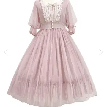 미사용 새상품 Vintage Tulle 원피스 핑크