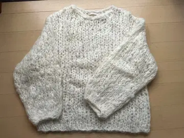 plage HAND KNIT 점보 탐 풀오버 내추럴