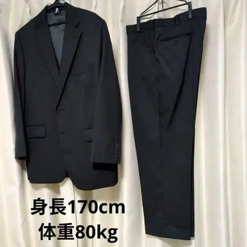 블랙 비즈니스 정장 자켓과 팬츠 세트