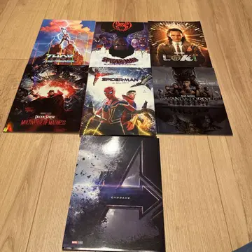 Avengers ENDGAME 팜플렛 세트 선행 한정판 아이언맨