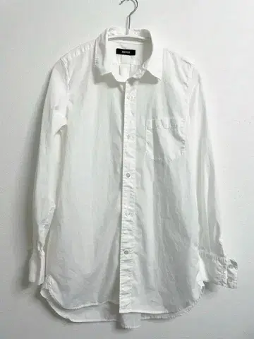 zucca 화이트 긴팔 셔츠