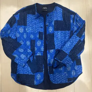 ZARA 퀼팅 자켓 XS 파랑