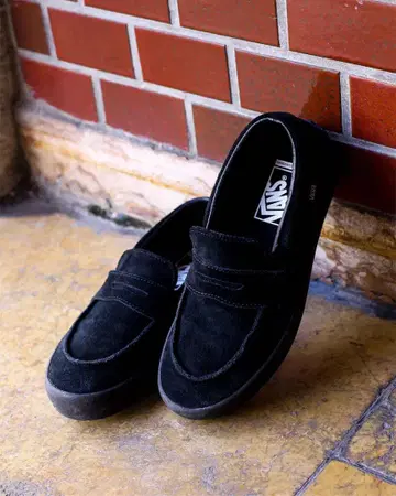 VANS 스케이트 로퍼 스웨이드 블랙 27.5cm