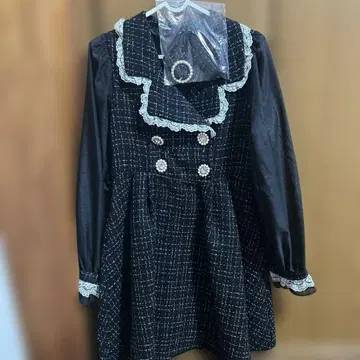 ROJITA 트위드 테일러드 원피스