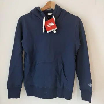 미사용 새상품 THE NORTH FACE 네이비 로고 후드티