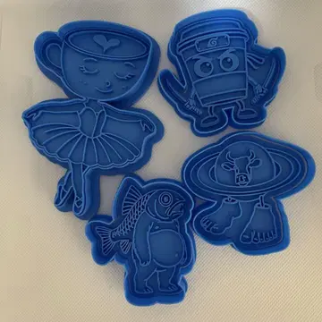 이탈리아 레인 로트 쿠키 틀 3D 프린터제 4개 세트