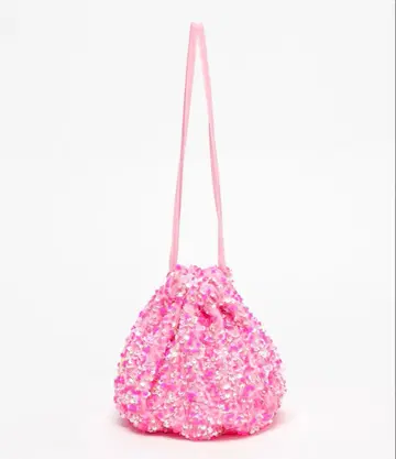 스팽글 미니백 핑크