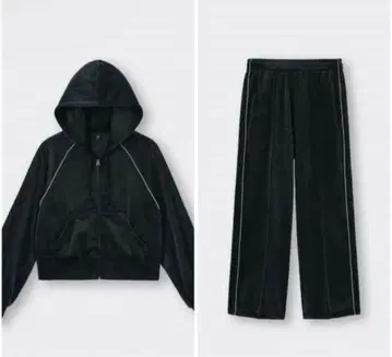 GU 벨로아 풀 집업 셋업 XL