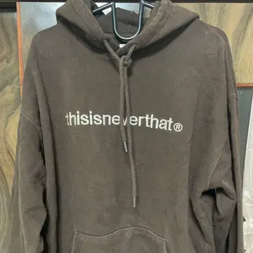 thisisneverthat 브라운 후드티 M