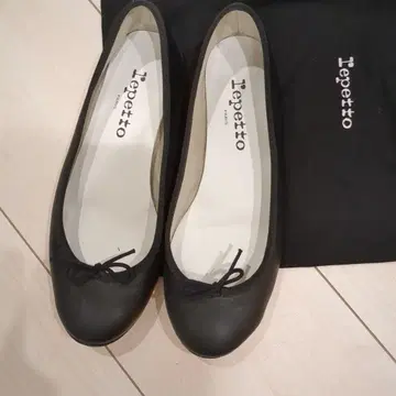 [ 새상품급 ] Repetto 블랙 발레 슈즈 36 23cm