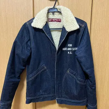 Hide and Seek 보아 옷깃 데님 자켓 M