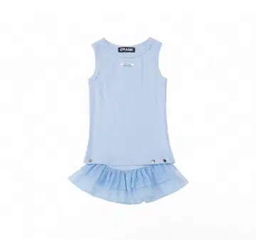 crank frill snap sleeveless sky