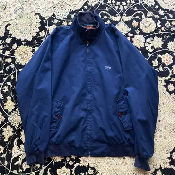 Lacoste 파랑 로고 스윙탑 80s 해링턴 자켓