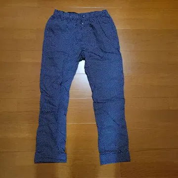 ENGINEERED GARMENTS 이지Pants 네이비 화이트 도트 S