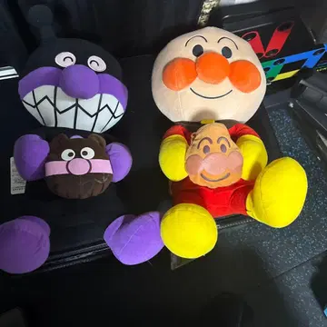 호빵맨 봉제 인형 세트 약 45cm