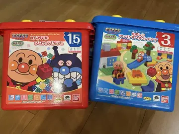 호빵맨 블록 라보 2개 분량의 통