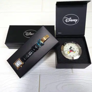 미사용/정크제품 Disney Mickey 락/Minnie 손목시계