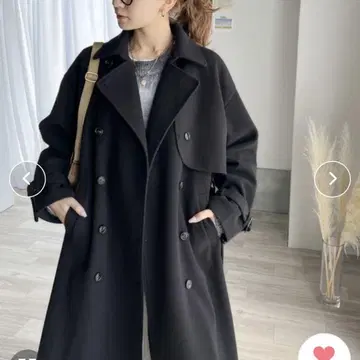 classicalelf 멜톤 라이크 롱 코트