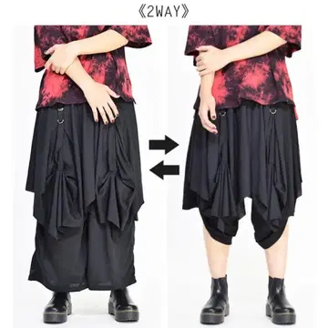 ACDCRAG 2WAY 와이드 팬츠