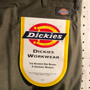 미사용 새상품 MIN-NANO Dickies 코튼 립스탑 카키