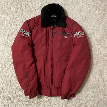 SIMSON 레드 퍼 자켓