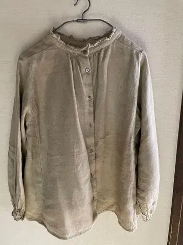 nest Robe 베이지 긴팔 셔츠
