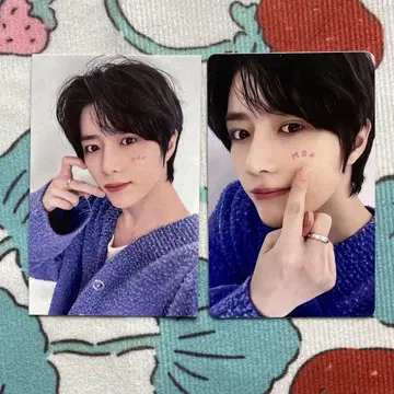 TXT FC MOAZONE 팬미팅 한정판 혜택 범규 트레이딩 카드 2장