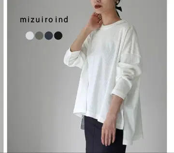 mizuiro ind 크루넥 와이드 TEE