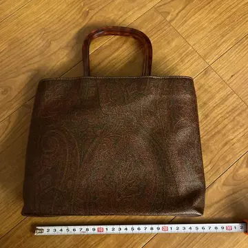 ETRO 페이즐리 무늬 가죽 토트백