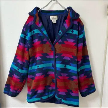 진품 니트 자켓 미국 빈티지 의류 미국 수입 구제 의류 used 화려한