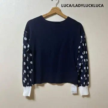 LUCA/LADYLUCKLUCA 도트 니트 미사용 택