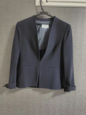노카라 자켓 네이비