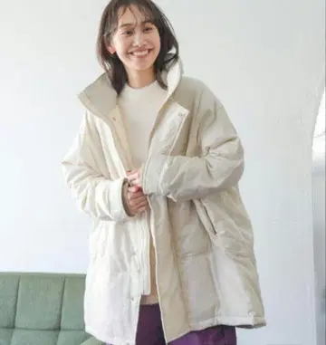 니코앤드 ALLIED 몬스터 코트 아이보리 L