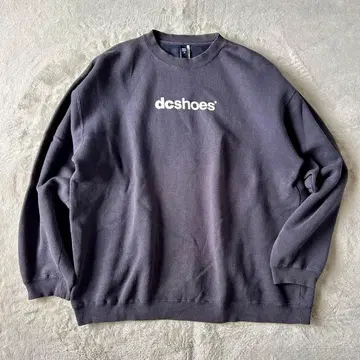 dcshoes 맨투맨 90s USA제 네이비 페이드