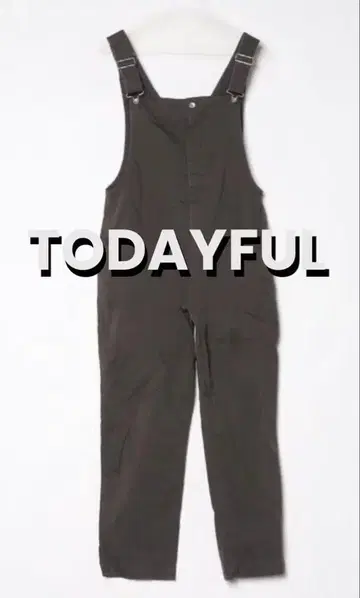 TODAYFUL 코튼 슬림 프론트 지퍼 살로펫
