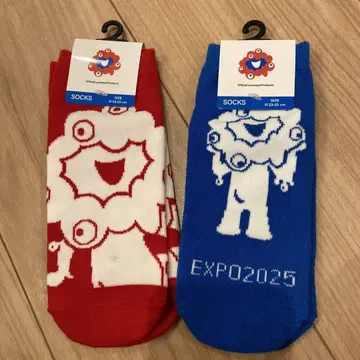 Expo 2025 삭스 빨간색 파랑 23-25cm