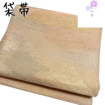 20 에토 후쿠로 오비 츠즈레 산 풍경화 금실 츠즈레
