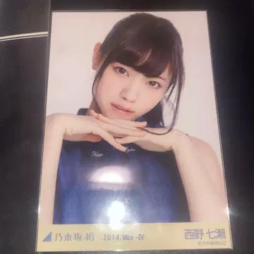 노기자카46 브로마이드 니시노 나나세 깅엄 체크 요리
