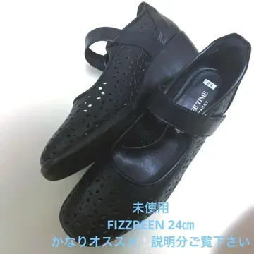 FIZZREEN 펌프스 스트랩 신발 천연 가죽, 미사용