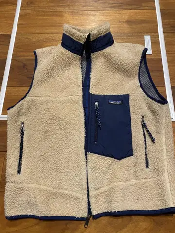 레어 M patagonia 레트로X 베스트 USA제 98년 내추럴