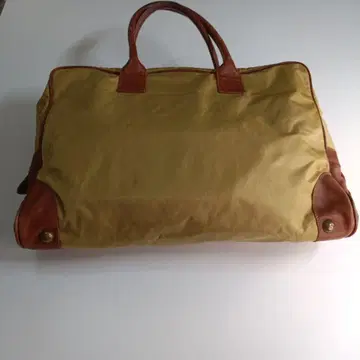 오로비안코 나일론 가죽 브리프 백