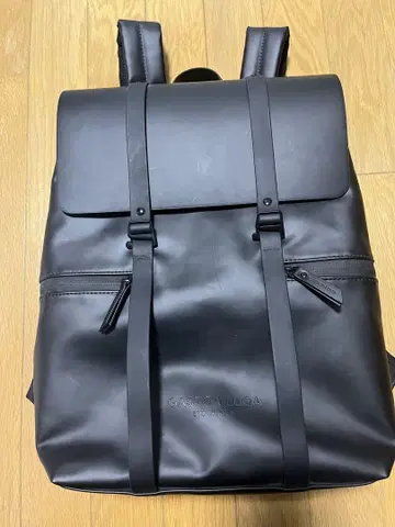 GASTONLUGA splash13 블랙 백팩 합성 피혁