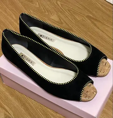 다이애나 플랫슈즈 오픈토