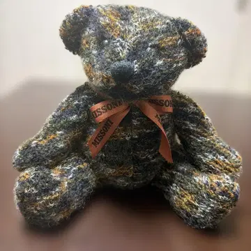 새상품급 MISSONI 미쏘니 테디베어 봉제 인형 털실풍