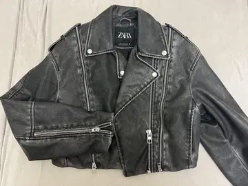 ZARA 라이더 자켓 블랙
