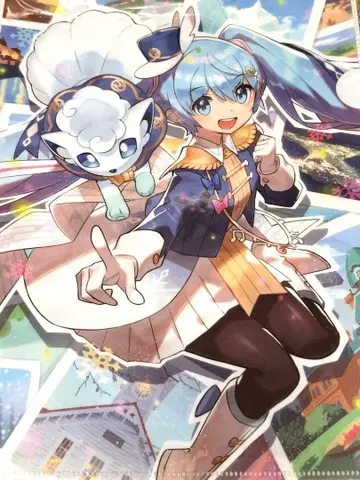 알로라 식스테일 x 유키 미쿠 클리어 파일 사이토 나오키