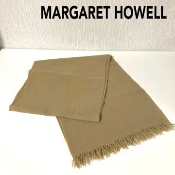 MARGARET HOWELL 캐시미어 혼방 스톨 브라운