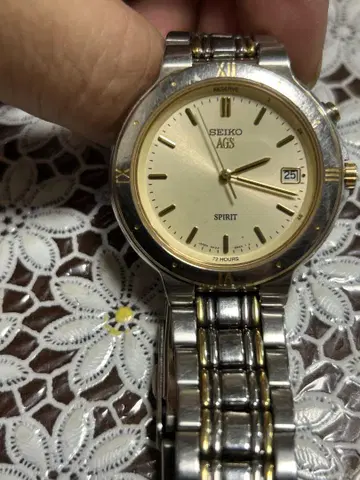 SEIKO A65 스피릿 골드 실버